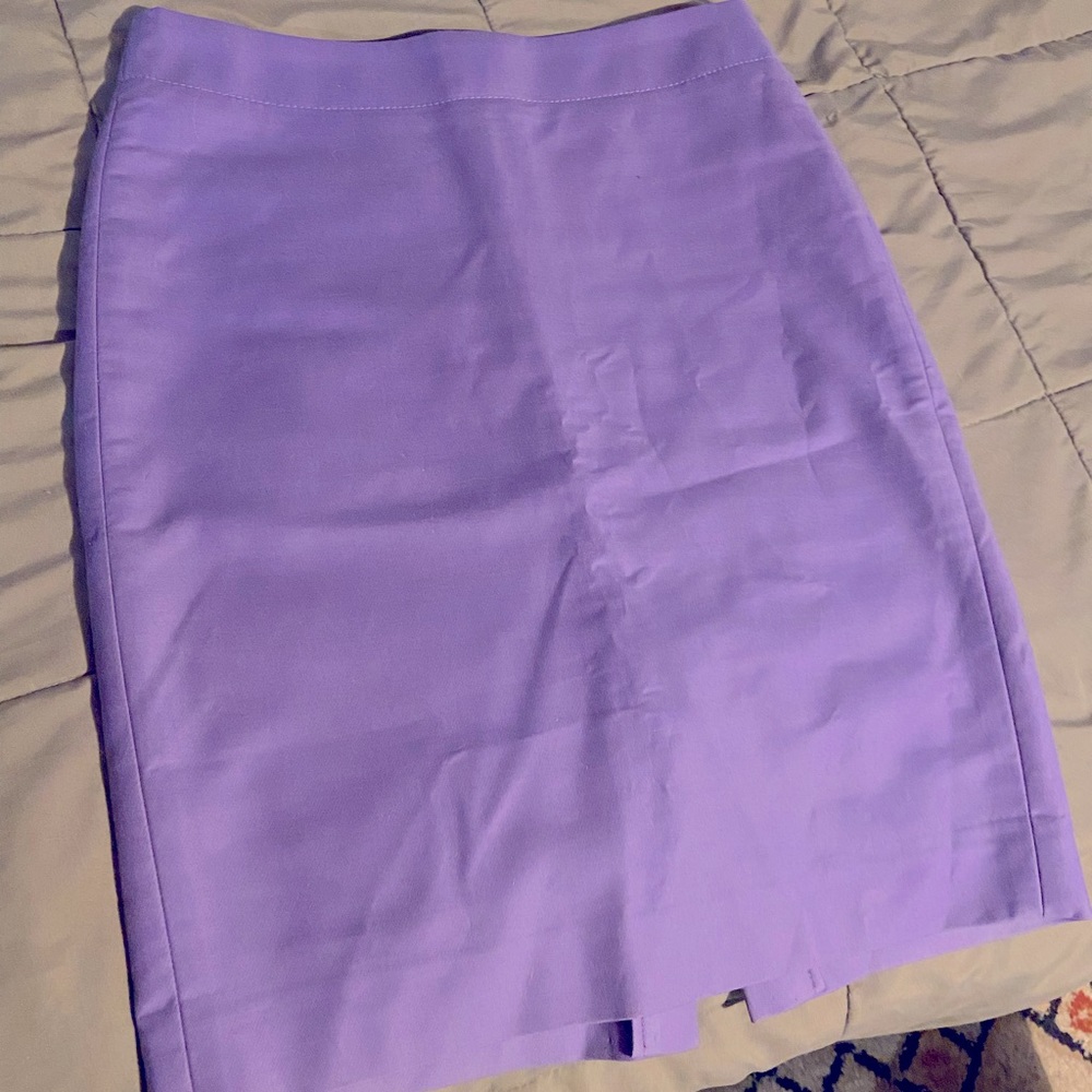 Purple pencil skirt